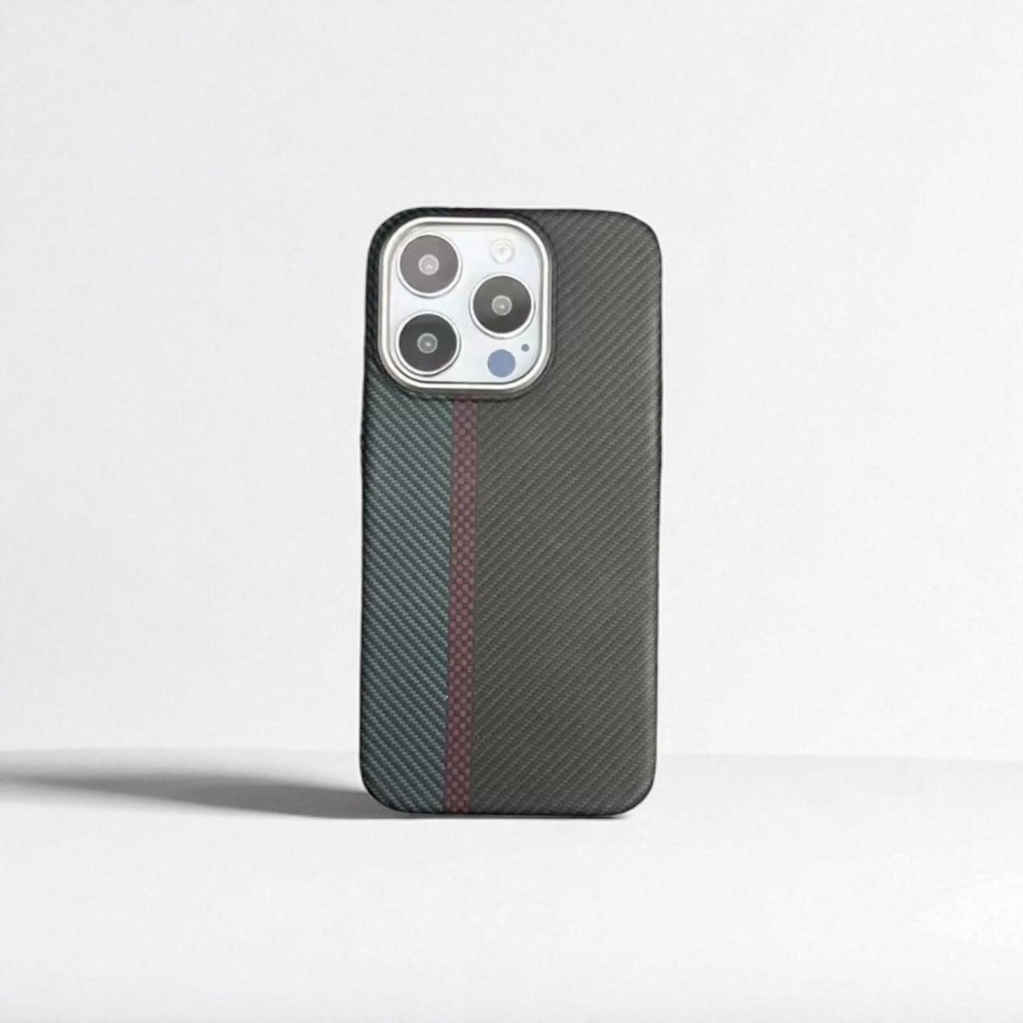 Thin Carbon Armor Case – MagSafe case with metal camera frame for iPhone 15 / 16 Pro Max