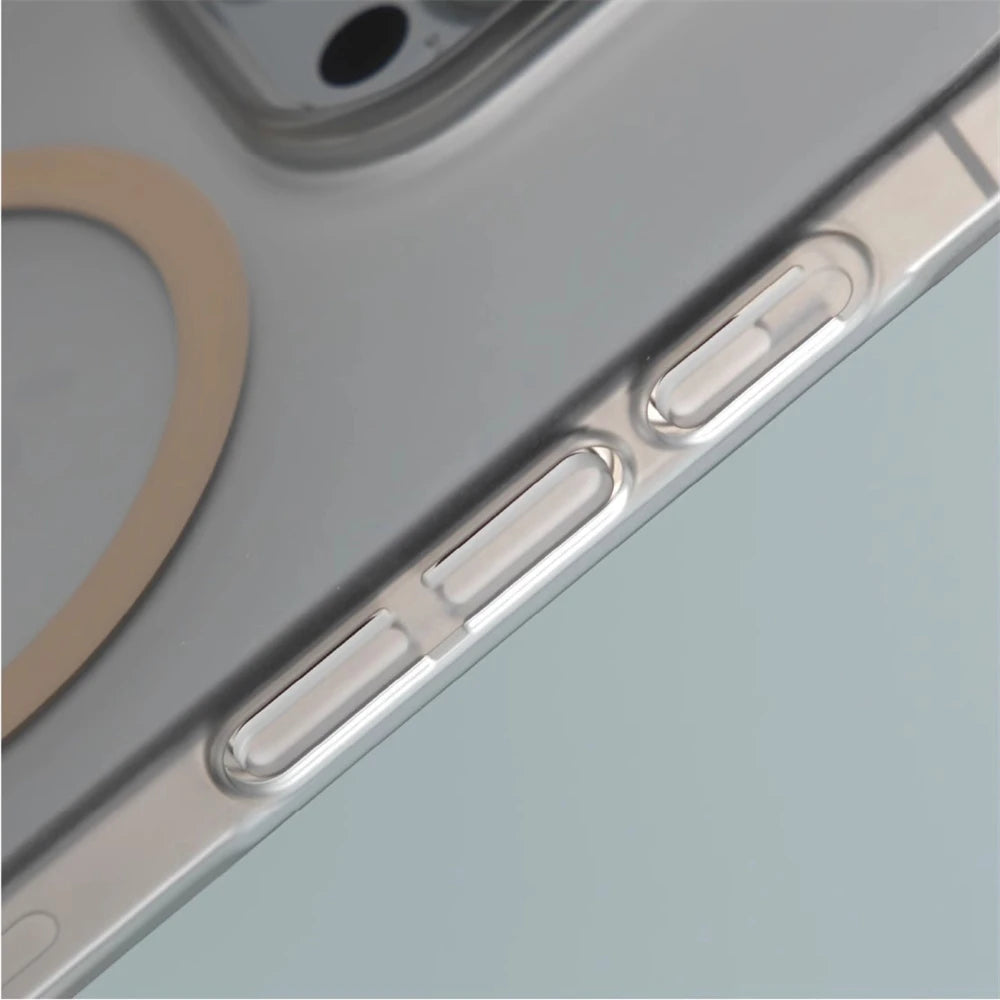 1,0 mm Ultradünne, Matte, Translucente PC-Hülle für iPhone mit Magsafe