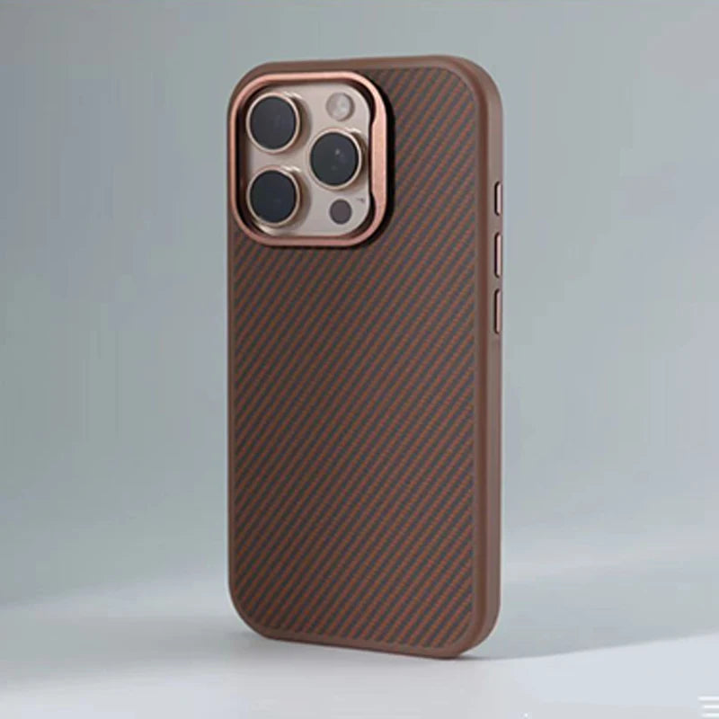 Luxus Carbon Fiber Textur – Einfache Telefonhülle für iPhone 12, 13, 14, 15, 16 Pro Max – Weiche Gummi-Rahmen Abdeckung