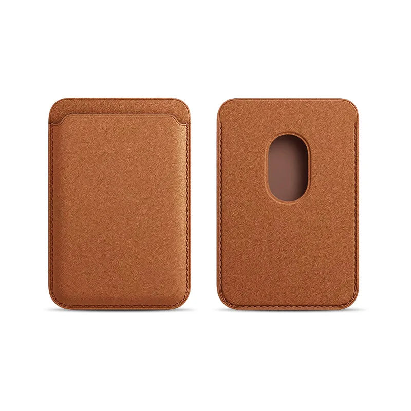 Apple MagSafe Magnetische Kartenhalter-Hülle für iPhone – Leder Brieftasche Tasche