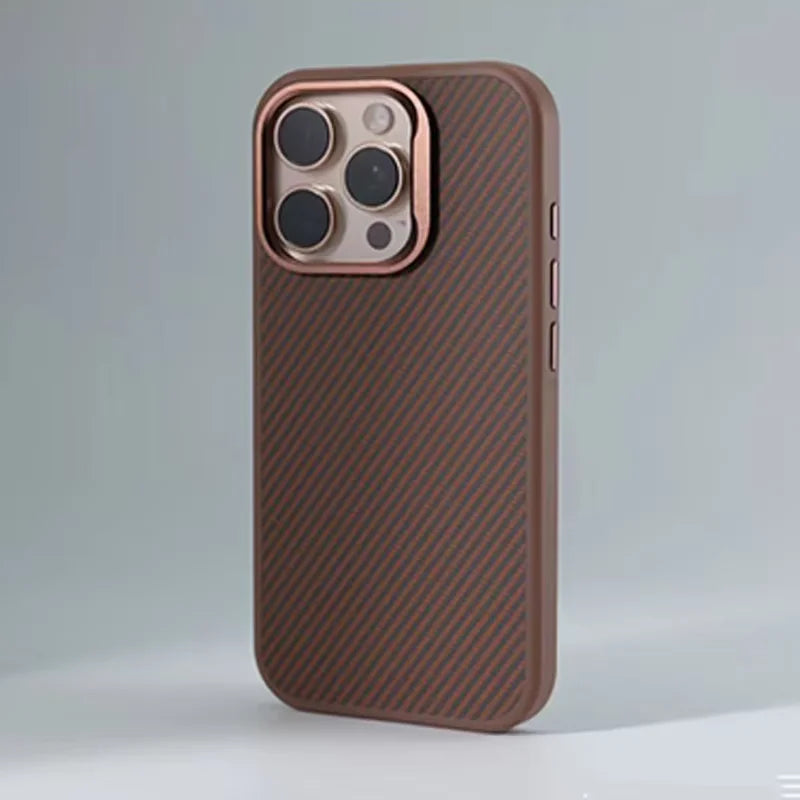 Luxus Carbon Fiber Textur – Einfache Telefonhülle für iPhone 12, 13, 14, 15, 16 Pro Max – Weiche Gummi-Rahmen Abdeckung