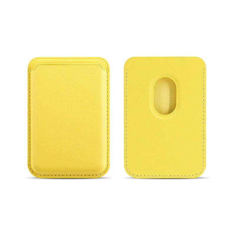 Apple MagSafe Magnetische Kartenhalter-Hülle für iPhone – Leder Brieftasche Tasche