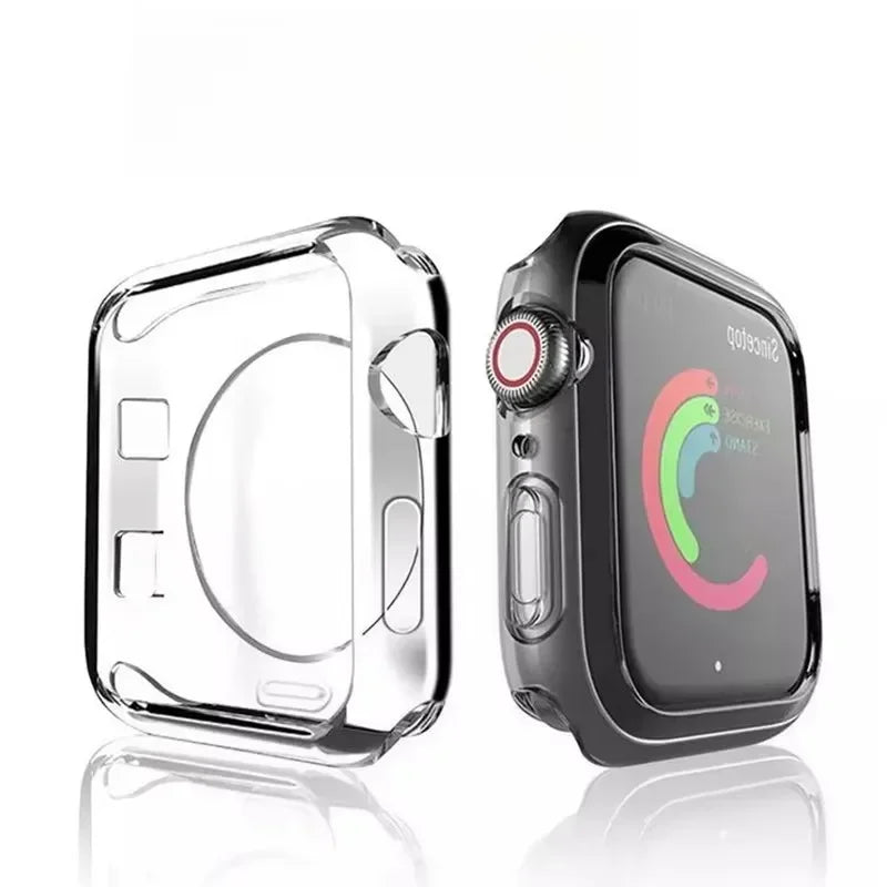 Klare TPU-Hülle für Apple Watch – Stoßfeste Bumper-Abdeckung