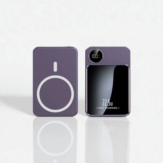 30.000 mAh MagSafe Powerbank – Magnetische Wireless Power Bank mit Schnellladefunktion für iPhone