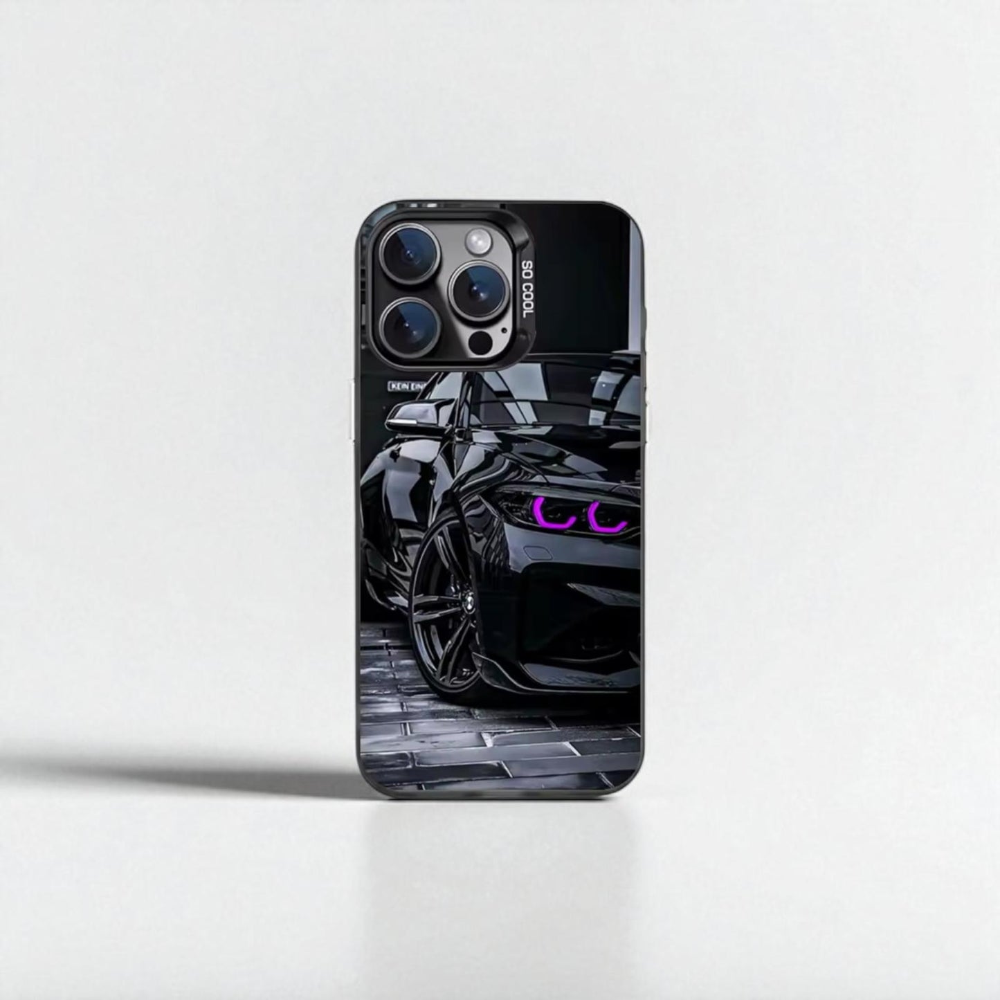 Super BMW Edition – IMD Soft Case in Black and Silver for iPhone 11–16 Pro Max
