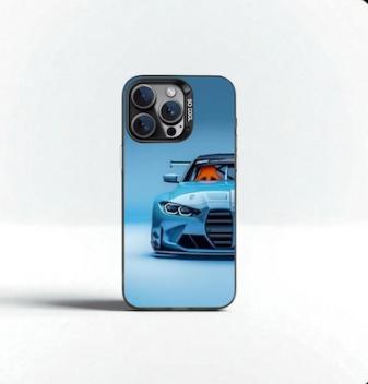 Super BMW Edition – IMD Soft Case in Black and Silver for iPhone 11–16 Pro Max