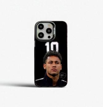 Neymar10 Phone Case – Matte, Scratch-Resistant TPU Case with Metal Buttons for iPhone X–16 Pro Max 