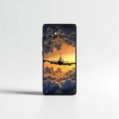 Airplane Travel Phone Case – TPU Silicone Protective Case for Samsung Galaxy S20–S24 Ultra