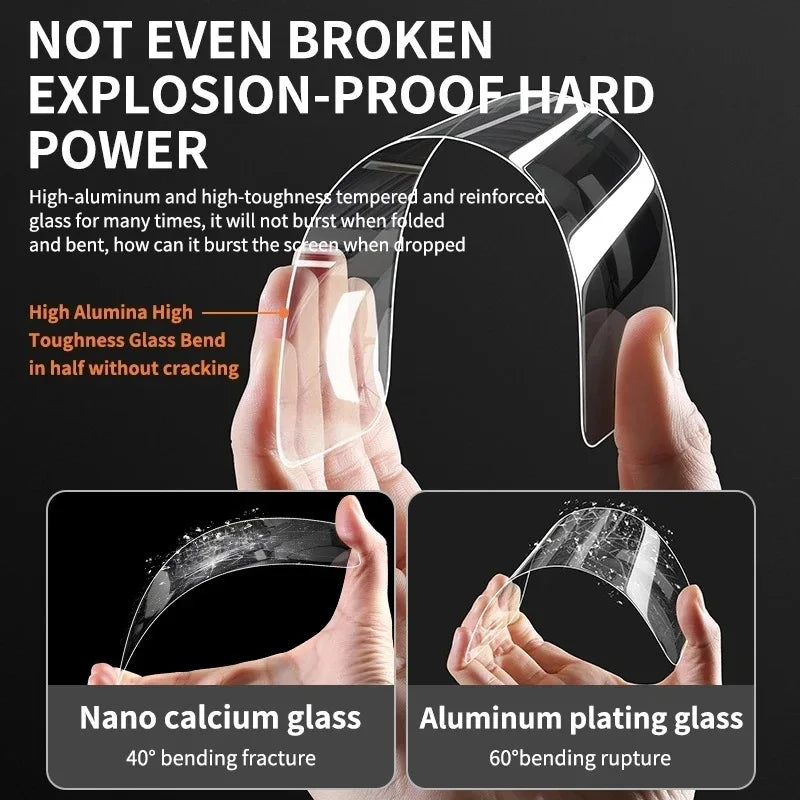 Displayschutzfolie und Kameraschutz für iPhone – Gehäuse und Objektiv aus gehärtetem Glas