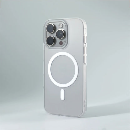 1,0 mm Ultradünne, Matte, Translucente PC-Hülle für iPhone mit Magsafe