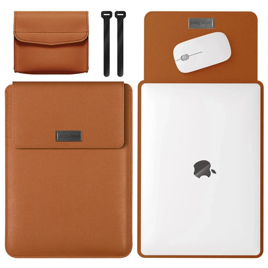 PU Leder Laptop Sleeve Tasche für MacBook und andere Laptops