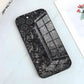 Edle Glas Handyhülle mit Kohlefaser-Optik – Für iPhone 16, 15, 14 Pro, 13, 12, 11, SE, Mini, 6, 7, 8 Plus