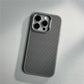 Luxus Carbon Fiber Textur – Einfache Telefonhülle für iPhone 12, 13, 14, 15, 16 Pro Max – Weiche Gummi-Rahmen Abdeckung