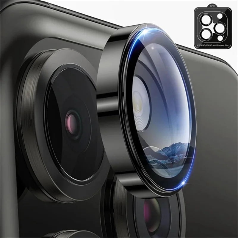 Metall-Kameraschutz aus Titanlegierung für iPhone – Desert Design