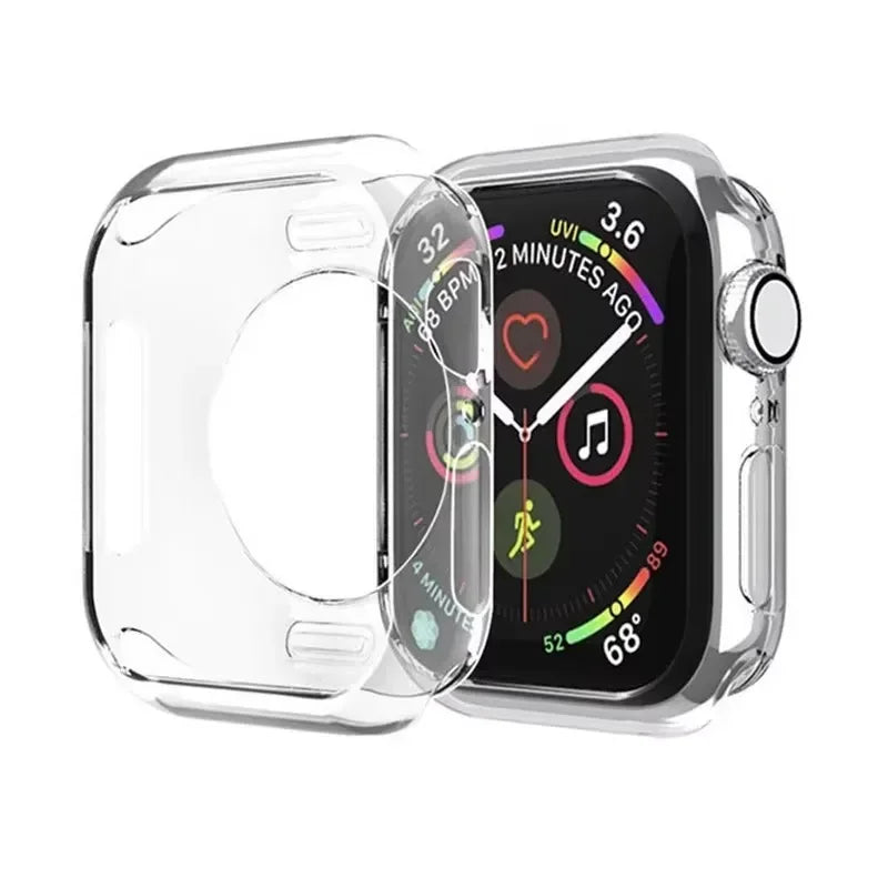 Klare TPU-Hülle für Apple Watch – Stoßfeste Bumper-Abdeckung