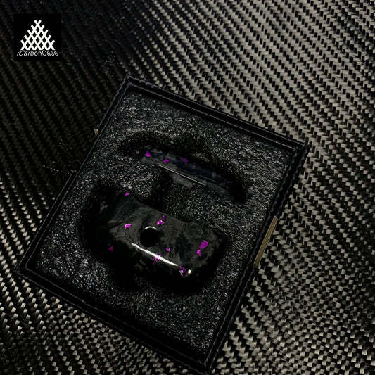 Echte Forged Carbon Schutzhülle für AirPods Pro 1 & 2 / AirPods 4 – Ultraleicht & Kabellos-kompatibel