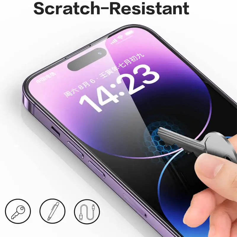 Premium Displayschutzfolie aus gehärtetem Glas für iPhone 11–16 Pro / Pro Max – Ultra-Klar, Anti-Kratzer, HD-Schutzfilm
