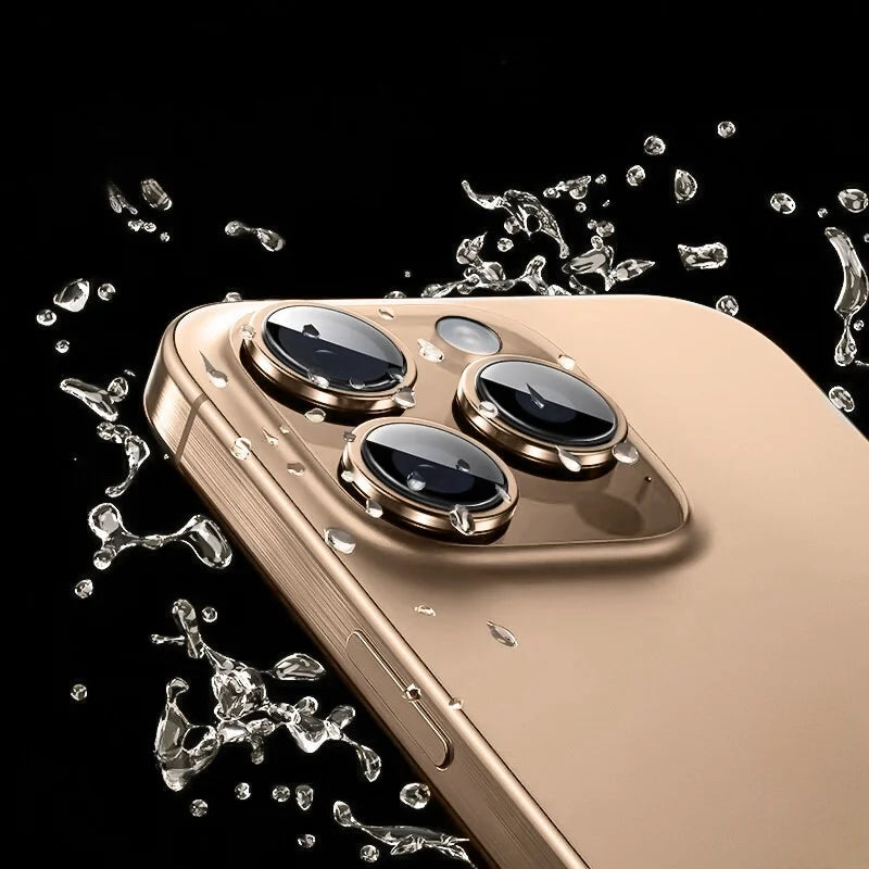 Metall-Kameraschutz aus Titanlegierung für iPhone – Desert Design