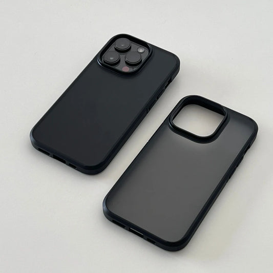 Luxury Armor Matte Hülle für iPhone 16, 15, 14, 13 Pro Max – Anti-Fingerprint, Stoßfester Bumper, Kameraschutz