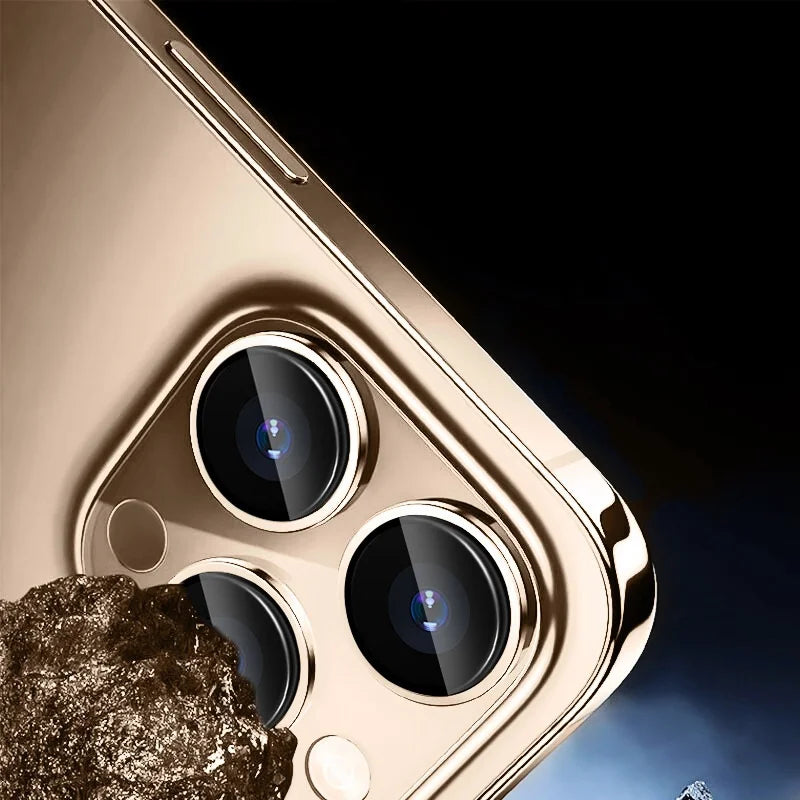 Metall-Kameraschutz aus Titanlegierung für iPhone – Desert Design
