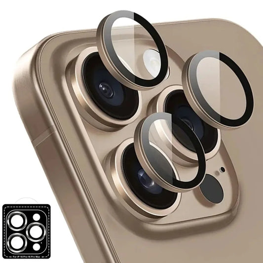 Metall-Kameraschutz aus Titanlegierung für iPhone – Desert Design
