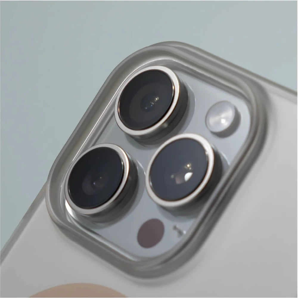 1,0 mm Ultradünne, Matte, Translucente PC-Hülle für iPhone mit Magsafe