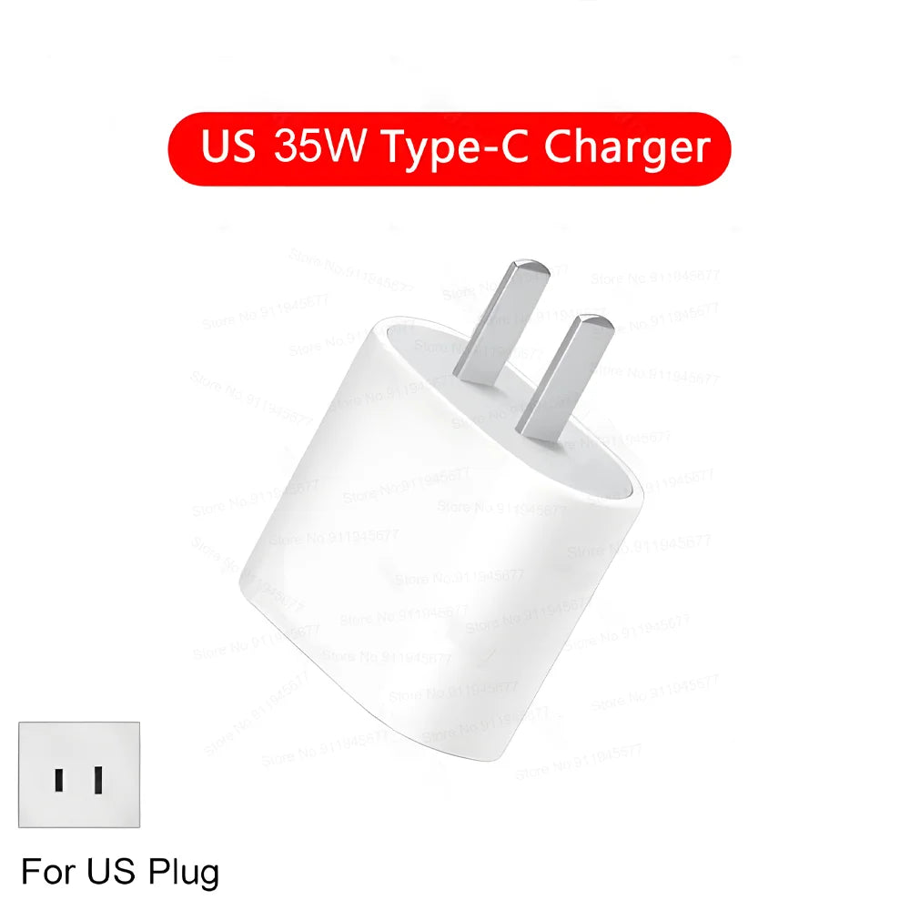 PD 35W Schnellladegerät für iPhone – Schnellladekabel für iPhone 15, 14, 13, 12, 11 Pro Max