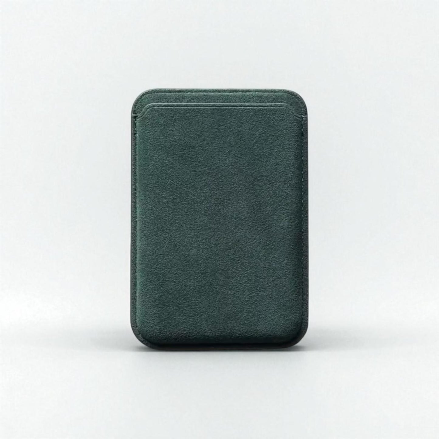 YMW Alcantara Card Holder – Magnetic Wallet for iPhone 13–16 Pro Max